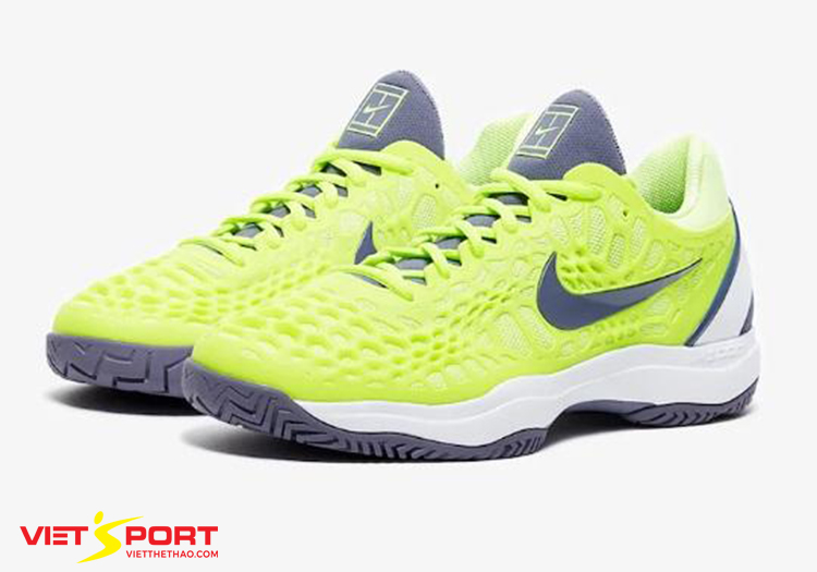 Giầy Tennis Nike Air Zoom Cage 3 Vàng Chính Hãng, Giá Tốt