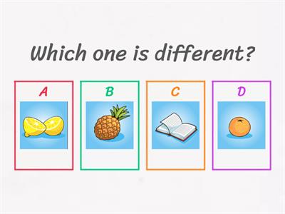 Odd One Out - Teaching Resources