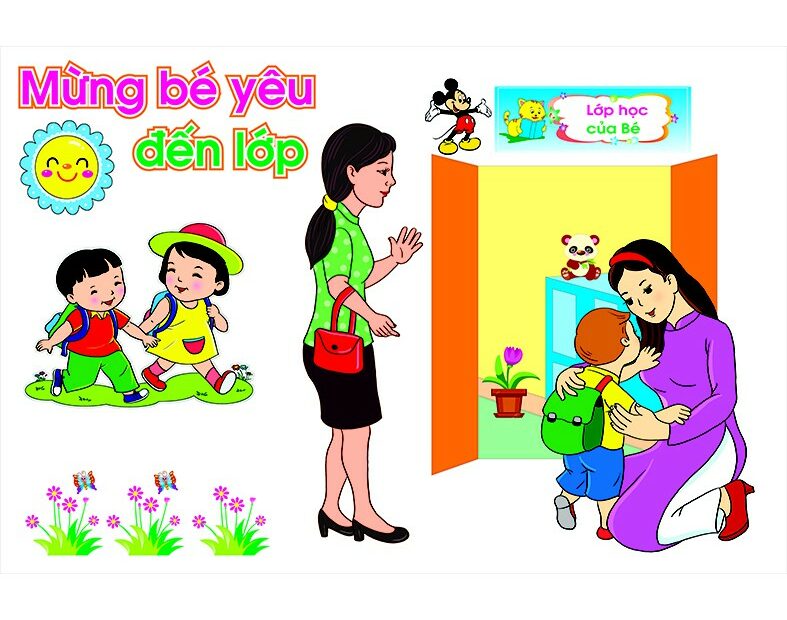 Giảm Giá Tranh Góc Mầm Non Mừng Bé Yêu Đến Lớp - Beecost