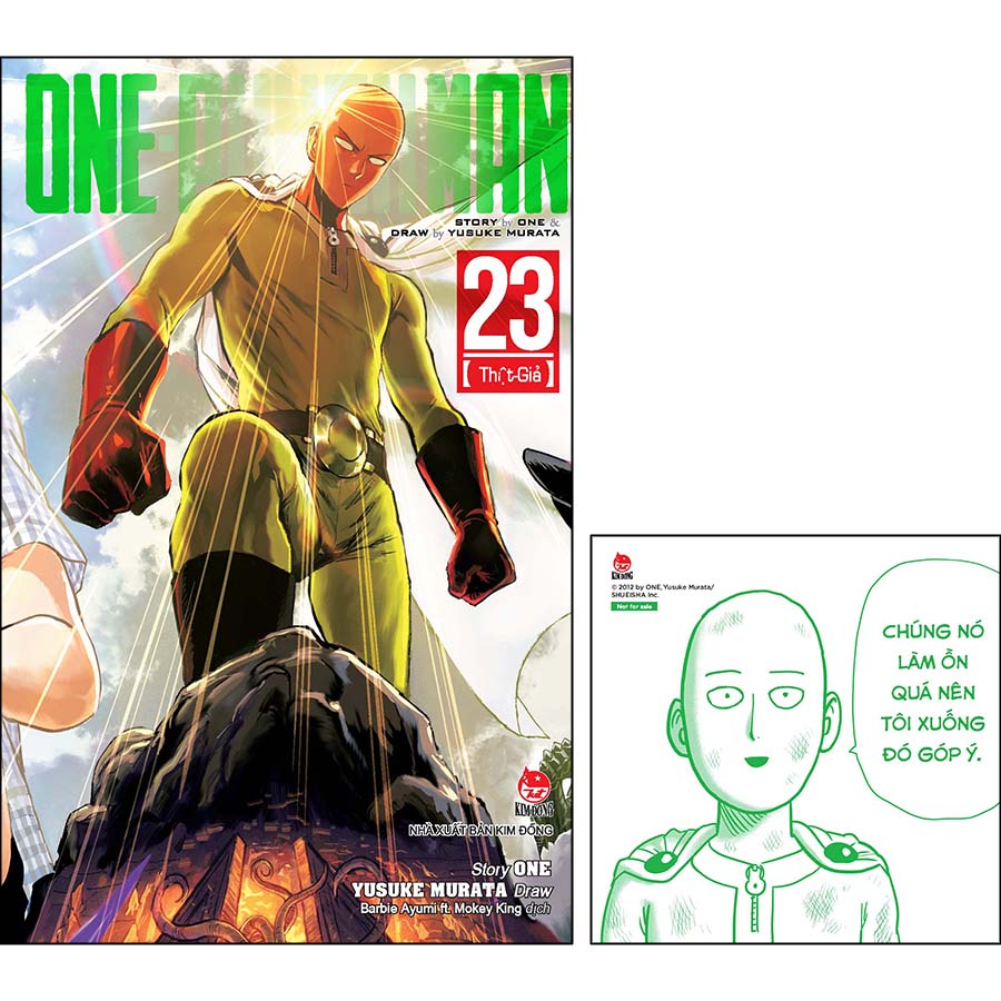 One-Punch Man Tập 23: Thật-Giả [Tặng Kèm Bookmark Pvc Saitama] - Giá Tiki  Khuyến Mãi: 22,400Đ - Mua Ngay! - Tư Vấn Mua Sắm & Tiêu Dùng Trực Tuyến  Bigomart