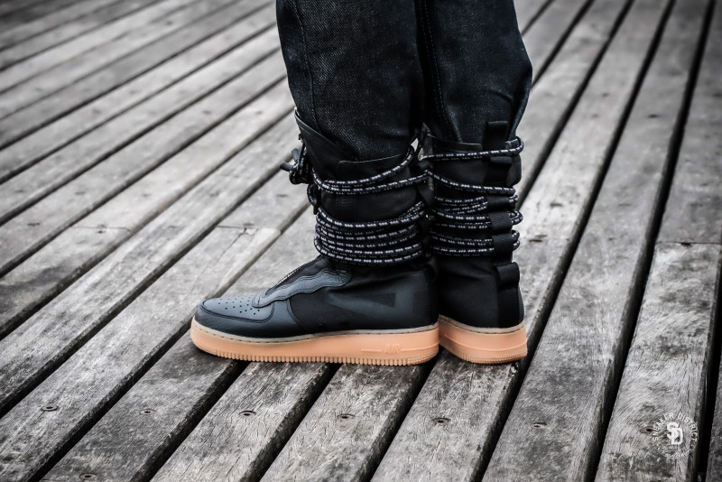 Nike Sf Air Force 1 Hi Black/Gum - Aa1128-001 | Sneaker District