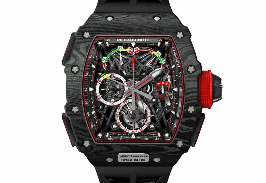 Richard Mille Rm 50-03 Manual Winding Tourbillon Split-Seconds Chronograph  Mclaren F1