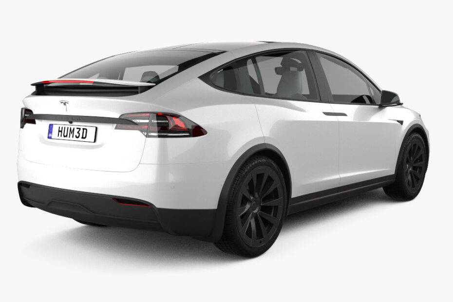 Tesla Model X With Hq Interior 2021 3D Model - Vehicles On Hum3D