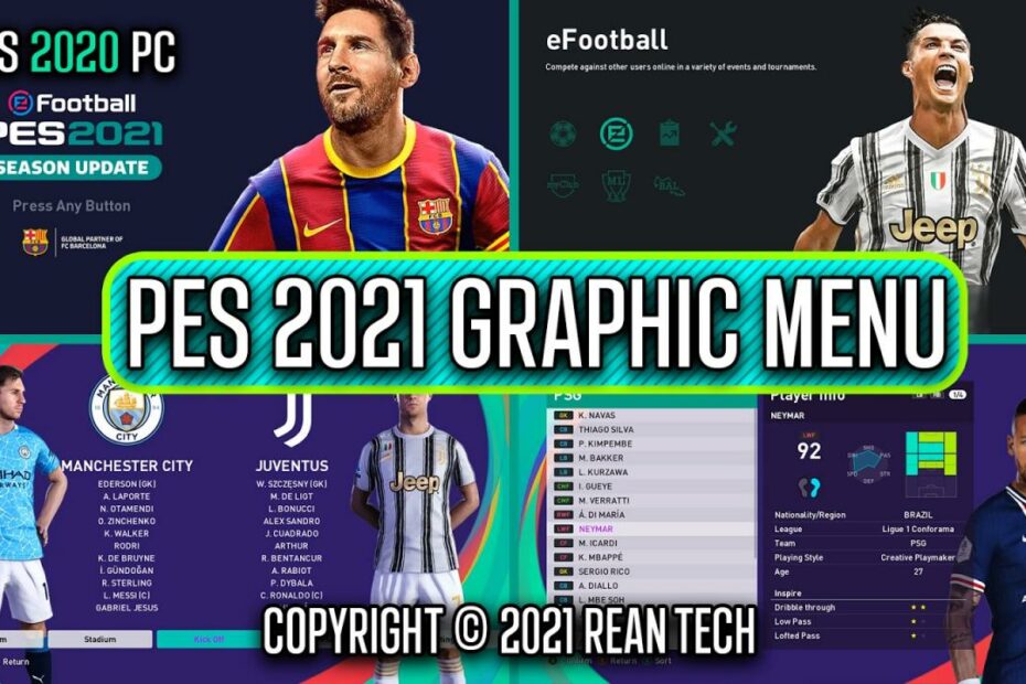 Pes 2020 Rt Graphics Menu Mod Pes 2021 By Rean Tech ~ Soccerfandom.Com |  Free Pes Patch And Fifa Updates