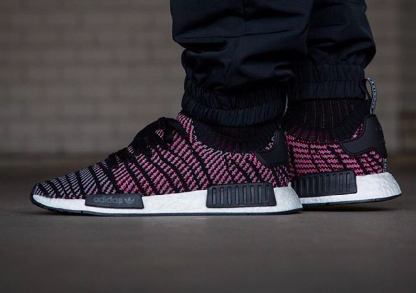 The Adidas Nmd R1 Primeknit Stlt Solar Pink Is Now Available •  Kicksonfire.Com