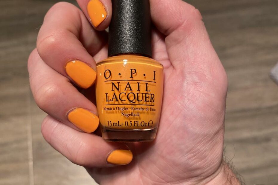 Opi - “No Tan Lines” Which, Goes Well With The “Gelato On My Mind” Toes  (From The Last Colour Application. Follow Some Comments In A Recent Post, I  Filmed The Application And