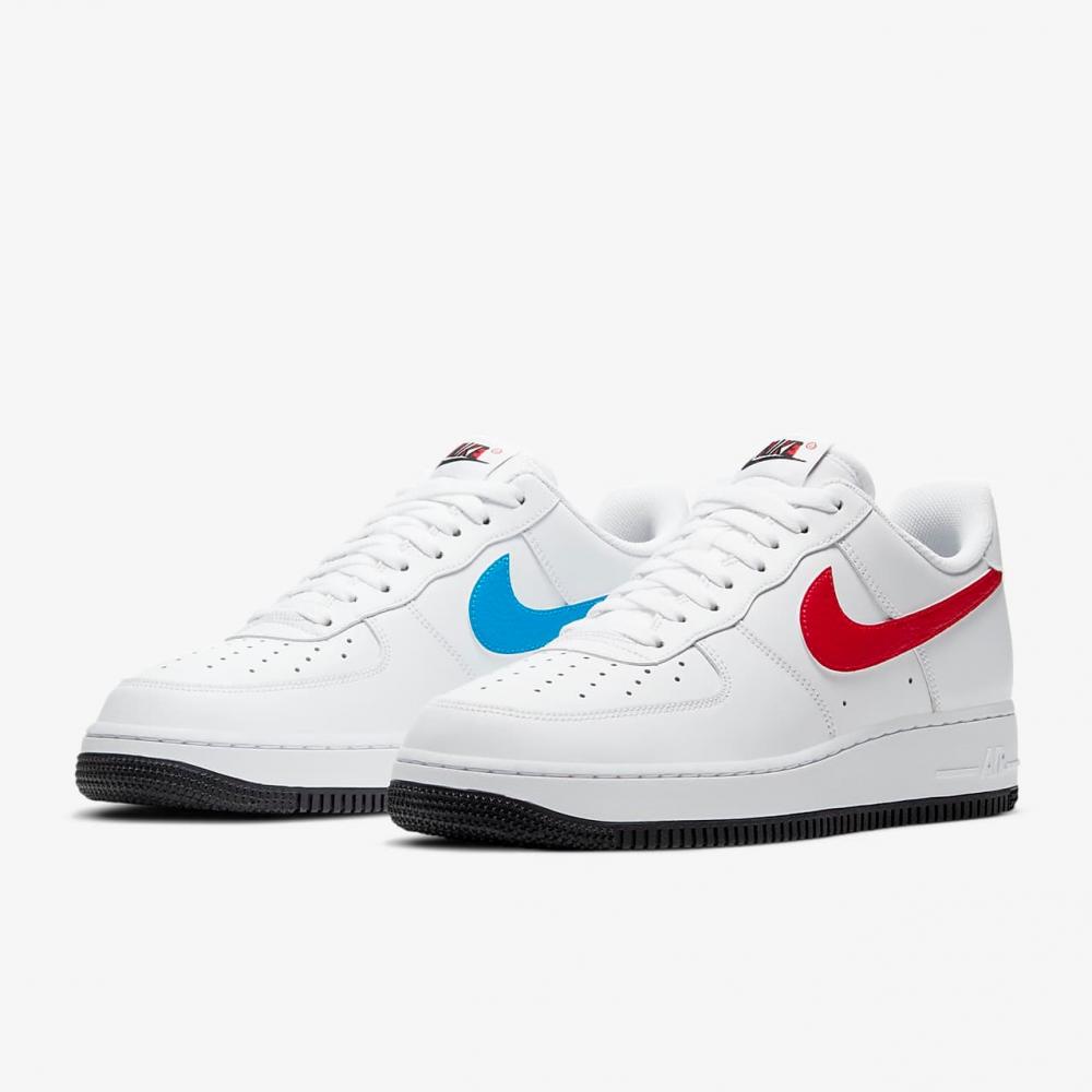 Giày Nike Air Force 1 Red/Blue Swoosh - Ct2816 100 | King Shoes Sneaker  Real Hcm
