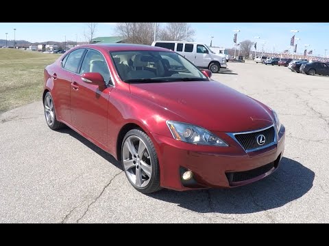 2012 Lexus Is 250 Red | For Sale | Luxury Sedan | Martinsville Indiana |  P10200 - Youtube