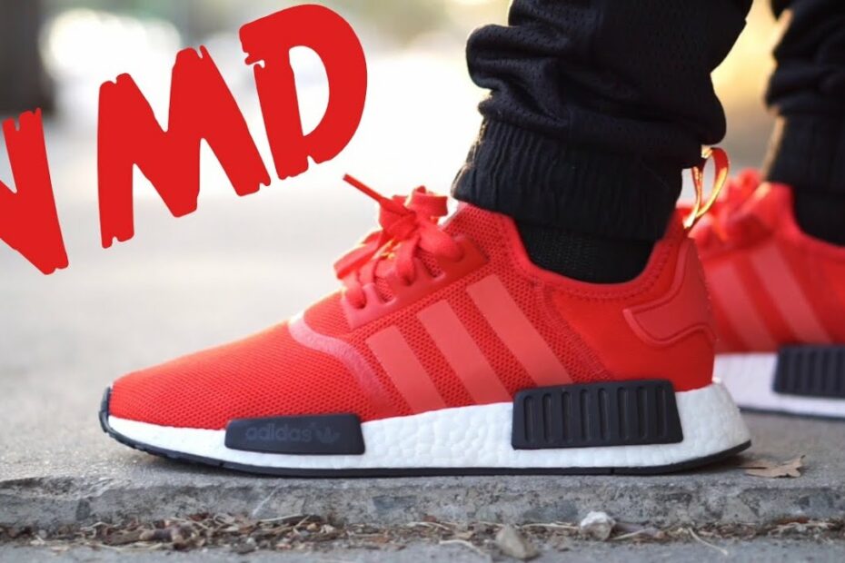 Adidas Nmd R1 Red On Feet - Youtube