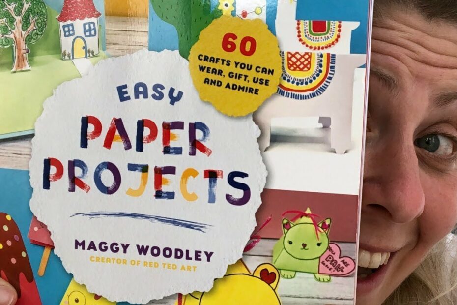 60 Easy Paper Projects - The New Red Ted Art Craft Book For Kids - Youtube