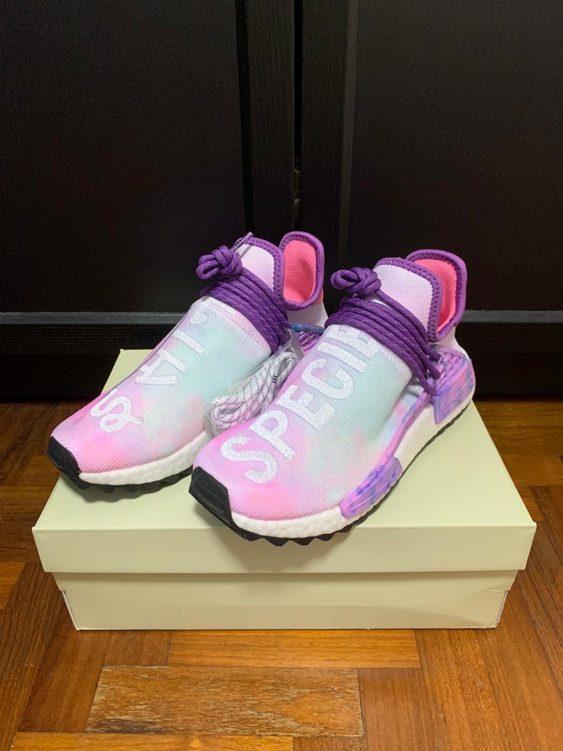 Nmd Hu Pink Glow, Women'S Fashion, Footwear, Sneakers On Carousell