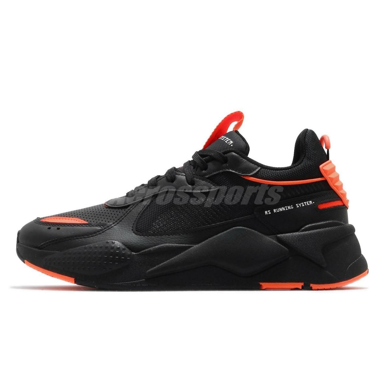 Puma Rs-X Winterized Black Ultra Orange Men Women Unisex Casual Shoes  370522-05 | Ebay