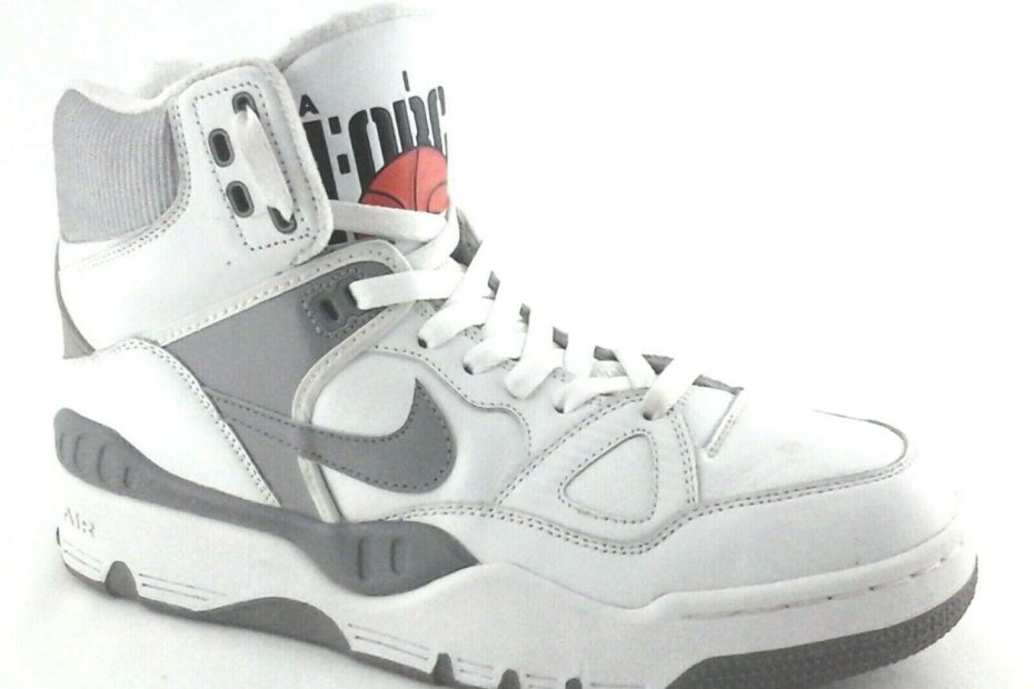 Nike Air Force Iii Basketball Shoes White High Top Mens Us 9 Eu 42.5 Rare  Sample | Ebay