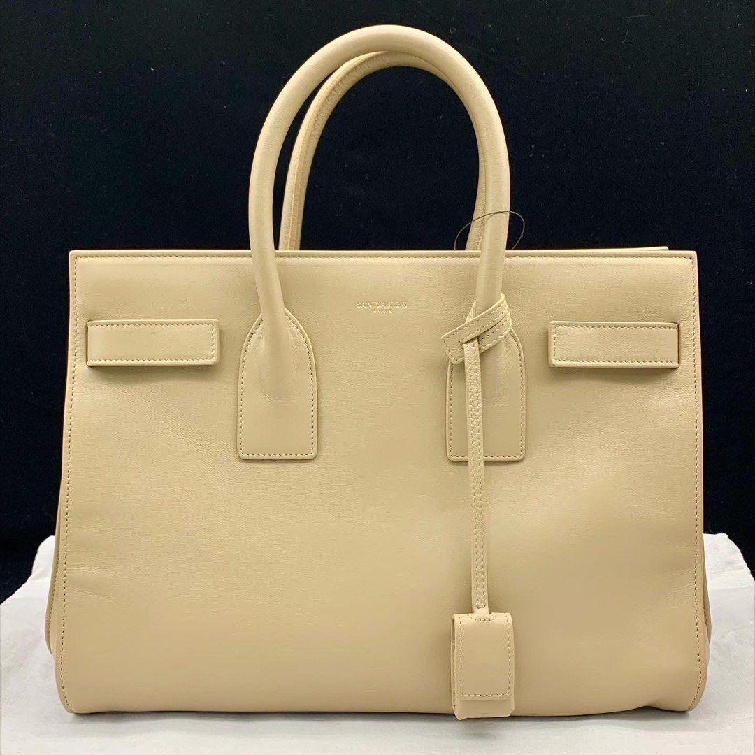 Ysl Sac De Jour Small (Nude), Luxury, Bags & Wallets On Carousell