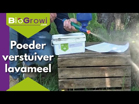 Biogroei | Poederverstuiver voor lavameel