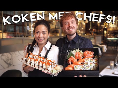 Beste SUSHI leren MAKEN van CHEF-KOK! 🍣