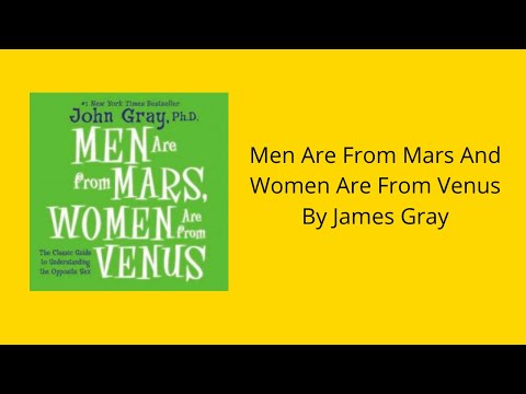 Men Are From Mars And Women Are From Venus By James Gray Audiobook