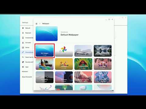 Chromebooks - Changing Wallpaper and Screensaver Settings