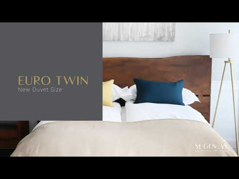 How to Style 2 Duvets on the Bed | St Geneve's Euro Twin