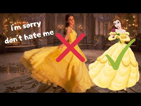 the problem with belle's dress 😶🥀⚜️