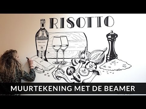 MUURTEKENING MET DE BEAMER MAKEN (IN HAARLEM!)