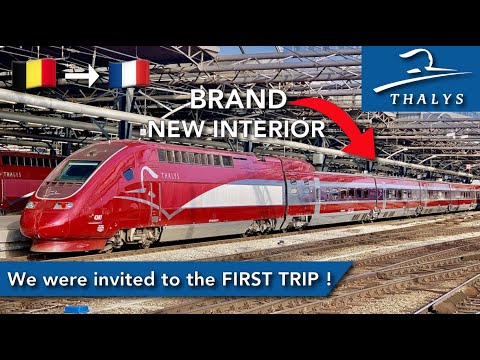 The BRAND NEW Thalys - Review of the Ruby on the inaugural trip to Paris