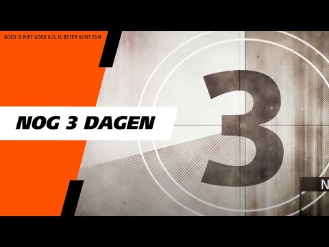 Nog 3 dagen te gaan. . .