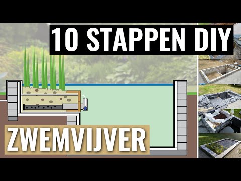 Zelf gemetselde Zwemvijver aanleggen | DIY zwemvijver zelfbouw in 10 stappen