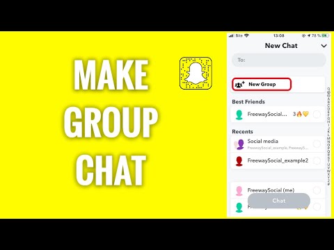 How To Make Group Chat On Snapchat