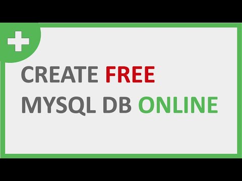 Create Free MySQL Database Online