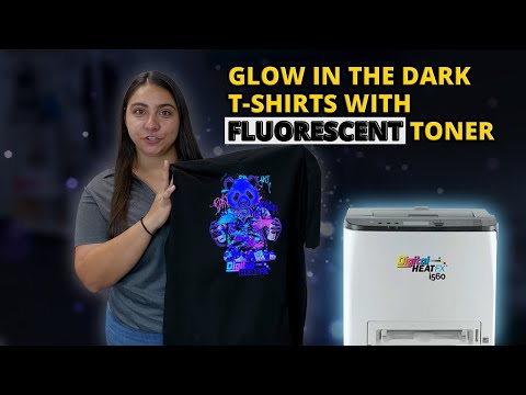 Glow in the Dark T Shirts with Fluorescent Toner | DigitalHeat FX i560 System