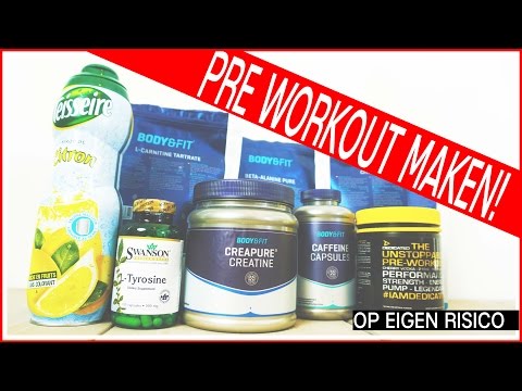 Zelf pré workout maken (OP EIGEN RISICO)