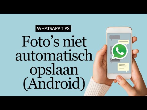 Foto's en video's niet langer automatisch opslaan (Android)