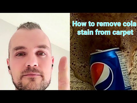 how to remove cola stain from carpet