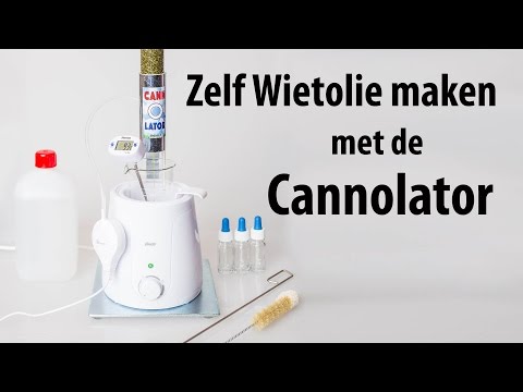 Wietolie maken met de cannolator