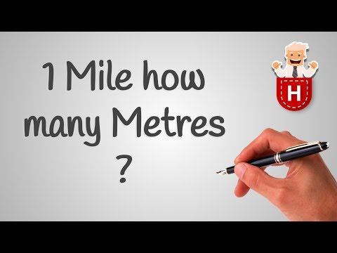 1 Mile how many Metres