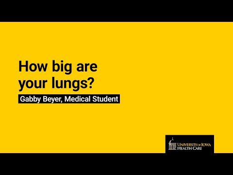 How big are your lungs?