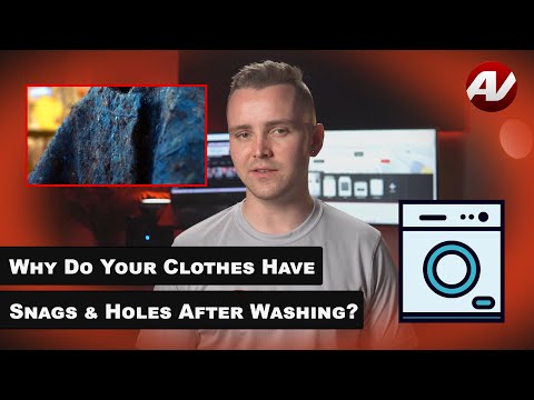 Why do I have holes in my clothes after coming out of the Washing Machine ?