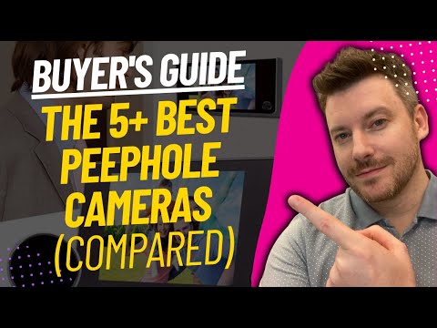 TOP 5 BEST PEEPHOLE CAMERAS - Front Door Camera Review (2023)