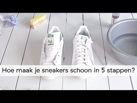 Hoe maak ik witte sneakers schoon in 5 stappen?