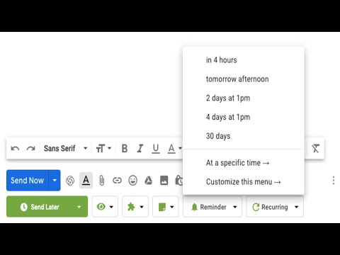 How to Send a Reminder Email From Your Gmail