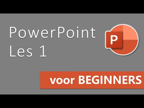 Cursus PowerPoint |  Hoe maak ik een PowerPoint Presentatie?