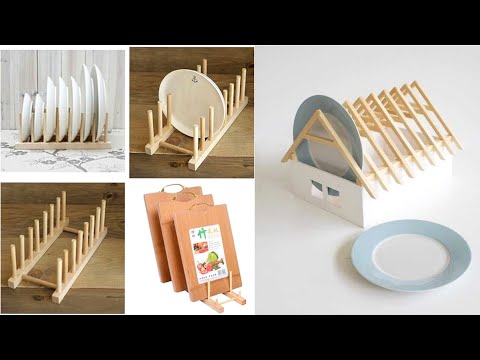 Very Useful Wooden Plate Stnds/ Racks For Your Kitchen |Best Home Improvement Ideas|Kitchen Stand