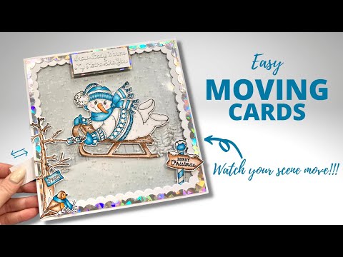 Make Your Cards MOVE!!! | USE YOUR STASH! | NO Speciality dies