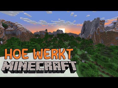 Hoe Werkt Minecraft [Deel 1] - De Eerste Dag & Nacht! (Tutorial) MINECRAFT 1.20!