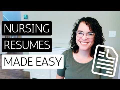 HOW TO WRITE A NURSING RESUME