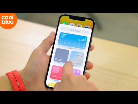 Hoe voeg je een widget toe op je iPhone scherm?