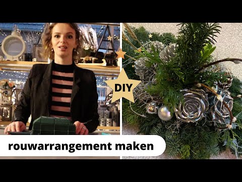 Hoe maak je zelf een GRAFSTUK? | Winterwonderweek #6 | Cursus bloemschikken | Carlein Tukkers