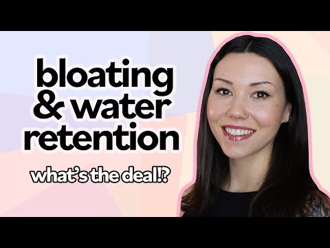 BLOATING & WATER RETENTION before your period? Here's Why + What To Do About It!