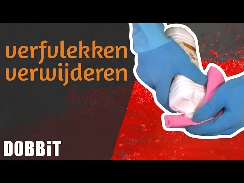 Verschillende soorten verfvlekken verwijderen